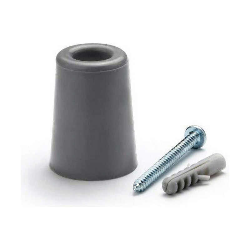 Doorstop Inofix Doors Screws Grey Natural rubber