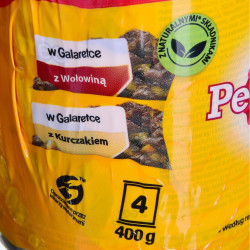 Wet food Pedigree                                 Chicken Veal 4 x 400 g