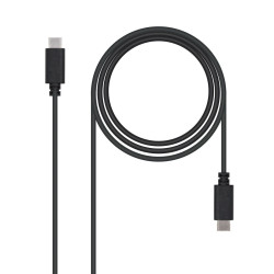 USB Cable NANOCABLE 10.01.2301 Black 1 m