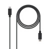 USB Cable NANOCABLE 10.01.2301 Black 1 m