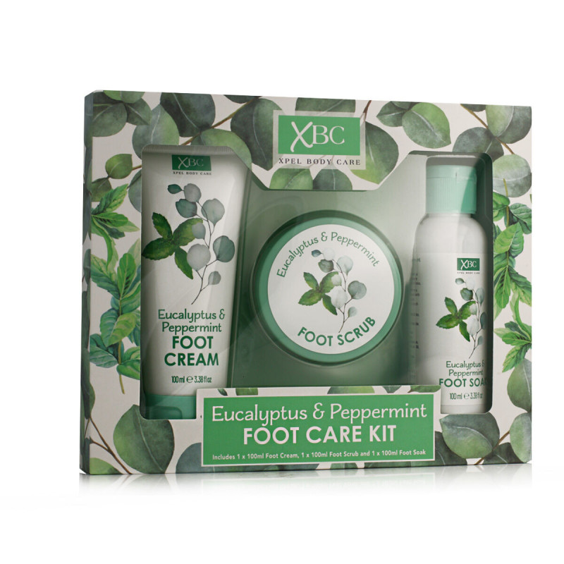 Cosmetic Set Xpel Feet Eucalyptus Mint 3 Pieces