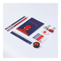 Stationery Set Spiderman Dark blue (12 pcs)