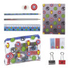 Stationery Set The Avengers Grey (12 pcs)