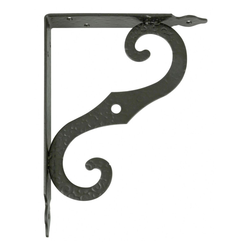 Wall Bracket AMIG 2-8 202 Shelves Black Steel (20 x 15 cm)