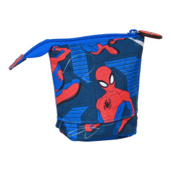 Pencil Holder Case Spider-Man Great power Blue Red 8 x 19 x 6 cm