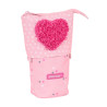 Pencil Holder Case Safta Love Yourself Pink (8 x 19 x 6 cm)