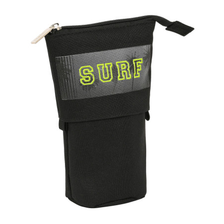 Pencil Holder Case Safta Surf Black (8 x 19 x 6 cm)