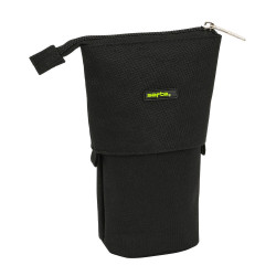 Pencil Holder Case Safta Surf Black (8 x 19 x 6 cm)