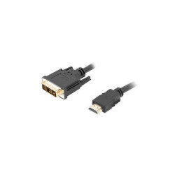 HDMI to DVI Cable Lanberg Male Plug/Male Plug Black