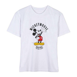 Women’s Short Sleeve T-Shirt Mickey Mouse White