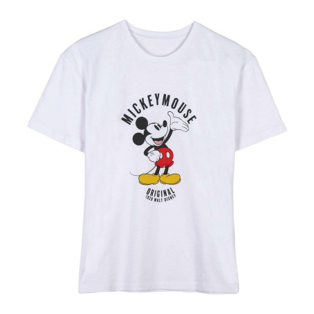 Women’s Short Sleeve T-Shirt Mickey Mouse White