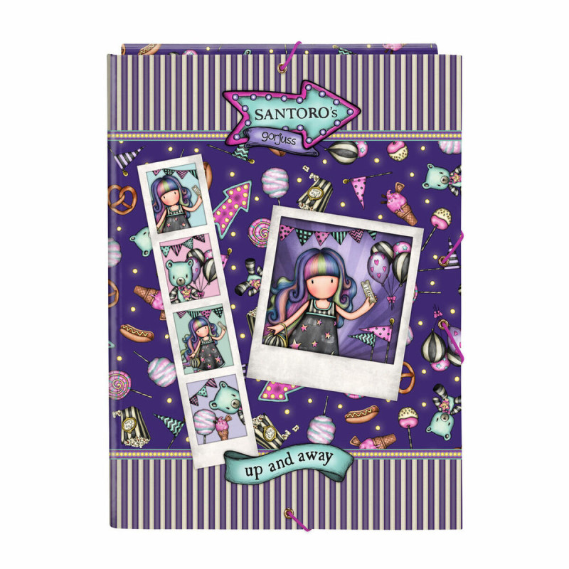 Folder Gorjuss Up and away Purple A4 (26 x 33.5 x 2.5 cm)