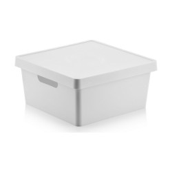 Storage Box with Lid Confortime Squared With lid 10 L