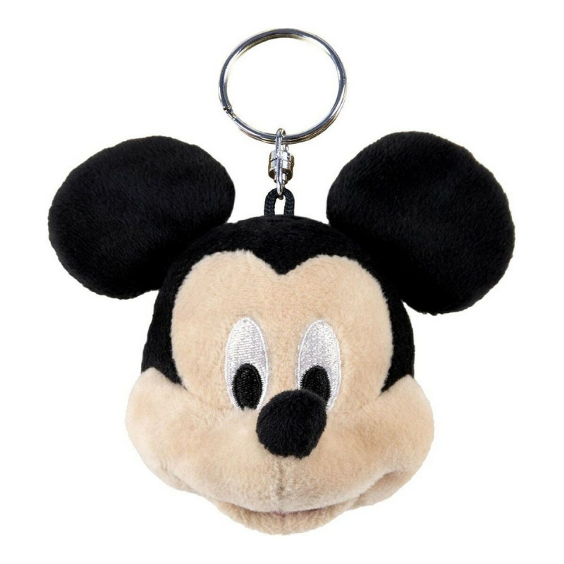 Cuddly Toy Keyring Mickey Mouse Black