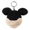 Cuddly Toy Keyring Mickey Mouse Black