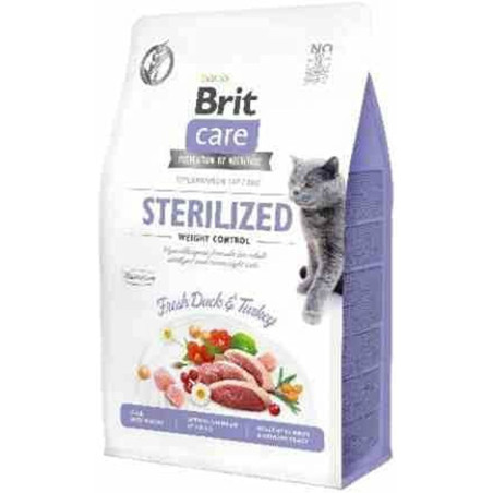 Cat food Brit Care Grain-Free Sterilized Weight Control Adult Turkey Duck 400 g