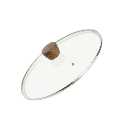 Frying Pan Lid Promis 10/28 Transparent Glass Ø 28 cm