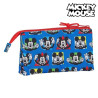 Triple Carry-all Mickey Mouse Me time Red Blue 22 x 12 x 3 cm