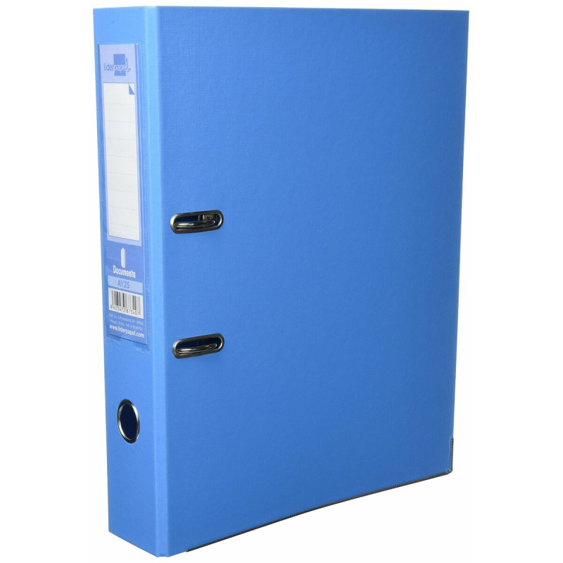 Ring binder Liderpapel AY25 Blue A4 (1 Unit)