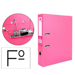 Ring binder Liderpapel AY27 Pink A4 (1 Unit)