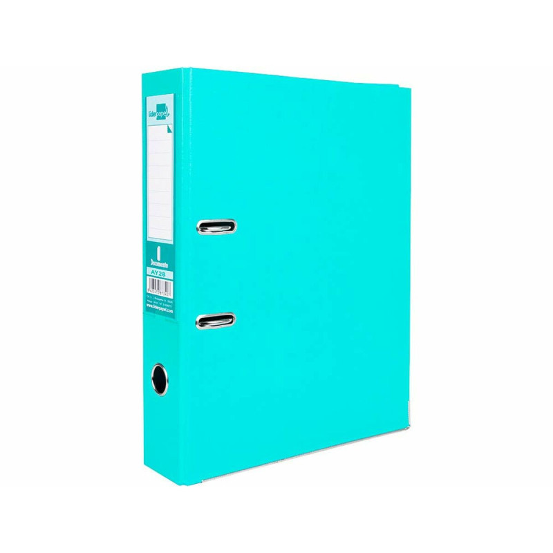 Ring binder Liderpapel AY28 Green A4 (1 Unit)