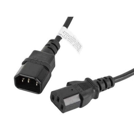 Power Cord Lanberg CPU IEC320 Black