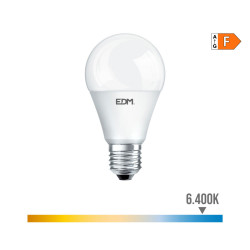 LED lamp EDM F 15 W E27 1521 Lm Ø 6 x 11,5 cm (6400 K)