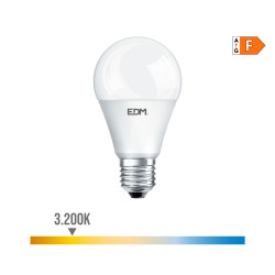 LED lamp EDM F 15 W E27 1521 Lm Ø 6 x 11,5 cm (3200 K)