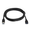 USB Cable Aisens A105-0042 Black 2 m