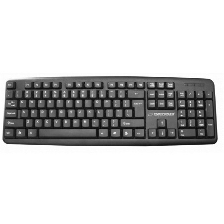 Keyboard Esperanza EK134 Black Multicolour Monochrome