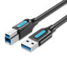 USB Cable Vention COOBH Black 2 m (1 Unit)