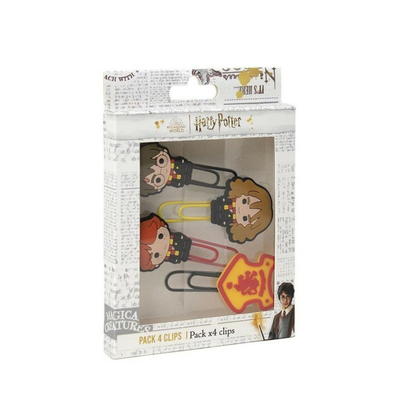 Clips Harry Potter 4 Units Rubber Plastic