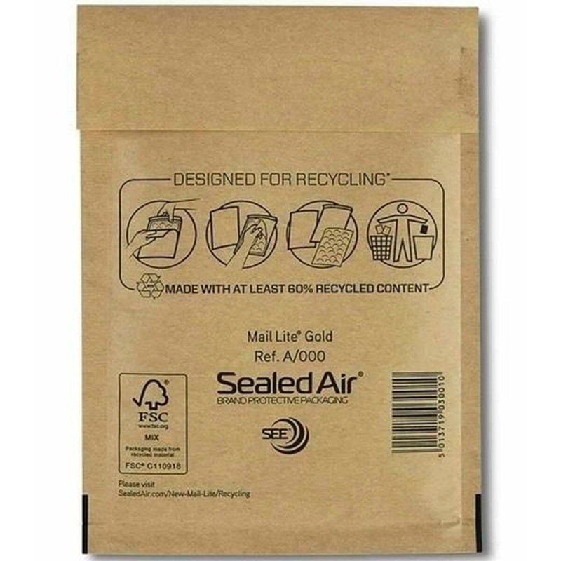 Bubble paper Fellowes 7375601 Brown (10 Units)