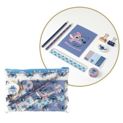 Stationery Set Stitch Blue (12 pcs)