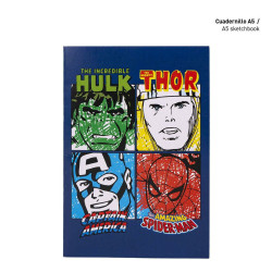 Stationery Set The Avengers Blue