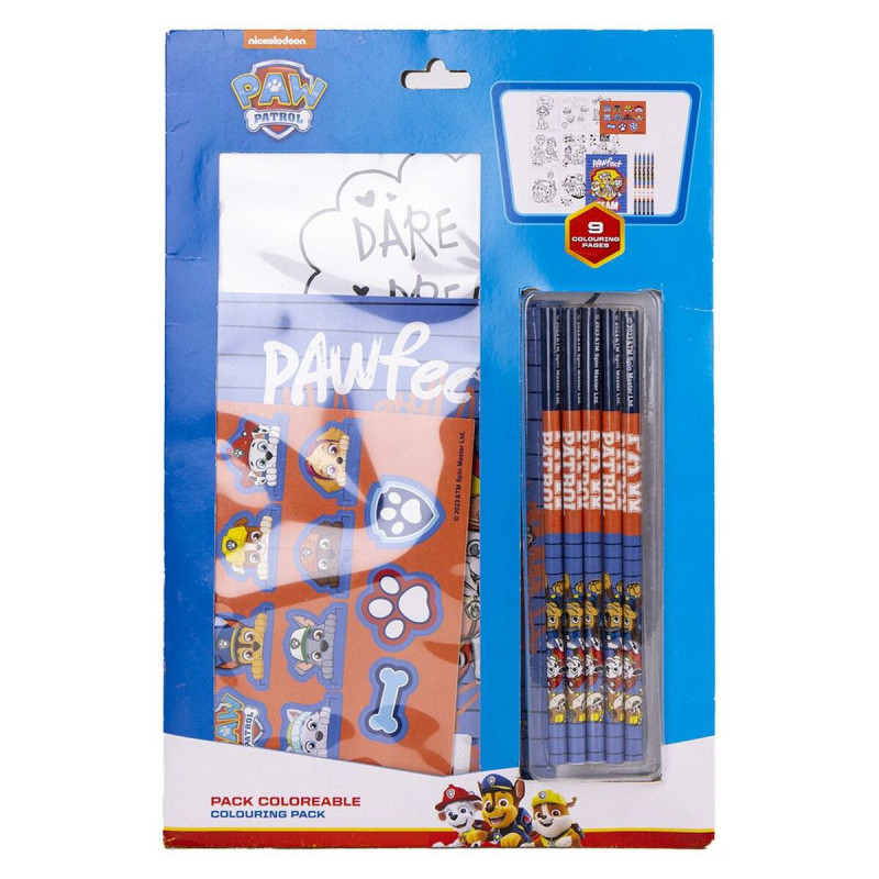 Stationery Set The Paw Patrol Blue