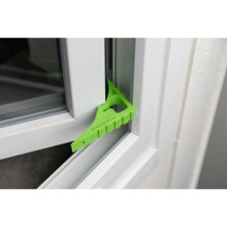 Door stop Schellenberg Windows Green Plastic (12 x 8,5 x 2 cm)