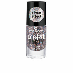 Nail polish top coat Essence CONFETTI PARTY 8 ml