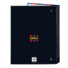 Ring binder F.C. Barcelona Maroon Navy Blue A4 (26.5 x 33 x 4 cm)