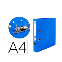 Ring binder Liderpapel AY04 Blue A4 (1 Unit)