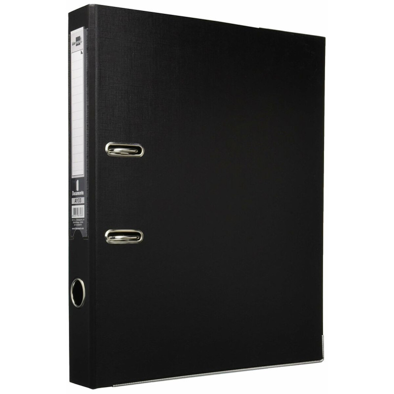 Ring binder Liderpapel AY33 Black A4 (1 Unit)