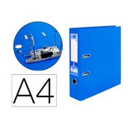 Ring binder Liderpapel AZ24 Blue A4 (1 Unit)