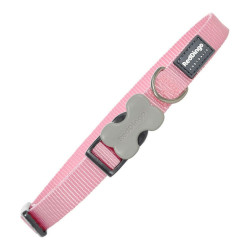 Dog collar Red Dingo Smooth Pink (1,5 x 24-36 cm)