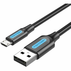 USB Cable Vention Black 50 cm (1 Unit)