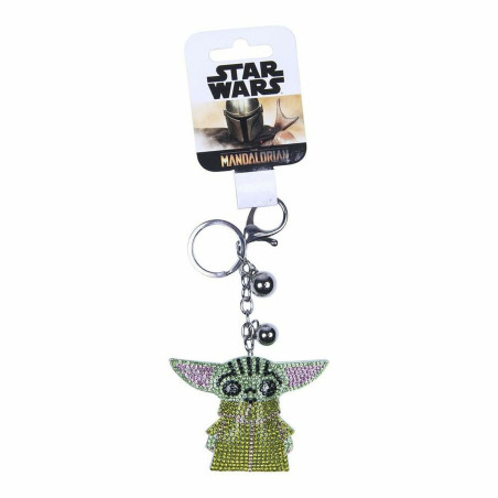 3D Keychain The Mandalorian Green (8 x 6 x 10 cm)