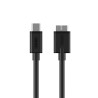 USB C to Micro USB B Cable Unitek Y-C475BK Black 1 m