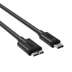 USB C to Micro USB B Cable Unitek Y-C475BK Black 1 m