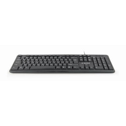 Keyboard GEMBIRD KB-U-103-RU Black Monochrome English Russian QWERTY