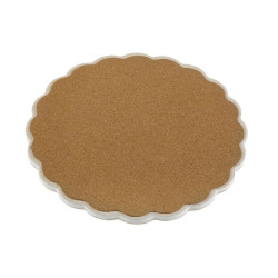 Table Mat Versa Circular Ceramic Cork 20 x 20 cm