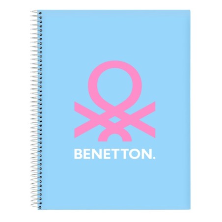 Notebook Benetton Spring Sky blue A4 120 Sheets